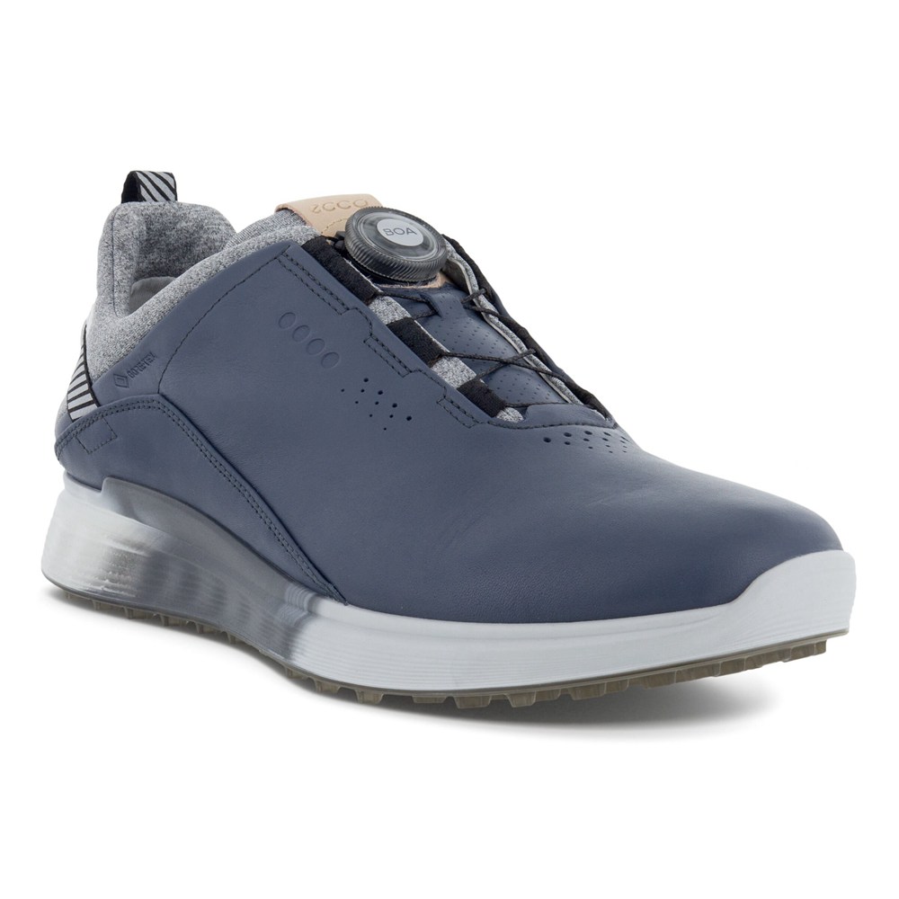 Zapatos De Golf Hombre - ECCO S-Three - Azul Marino - LAU536718